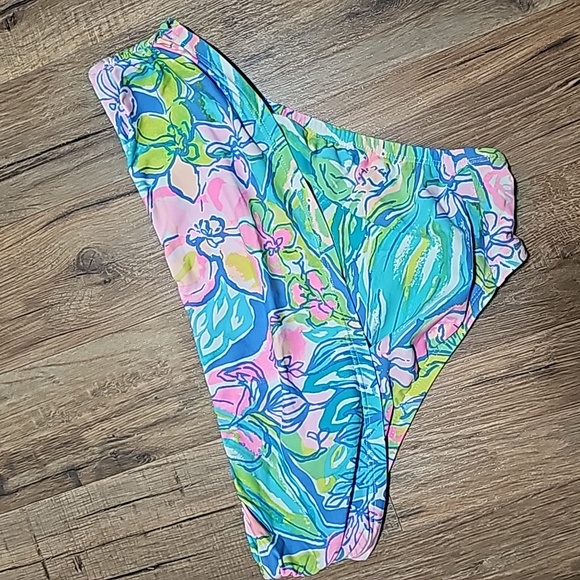 Lilly Pulitzer Lagoon Sarong Bottom Bennet Blue Surf Gypsea - Picture 3 of 3